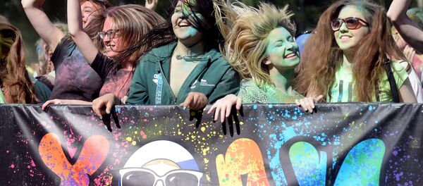 Фестиваль красок Холи в Казани - Sputnik Грузия