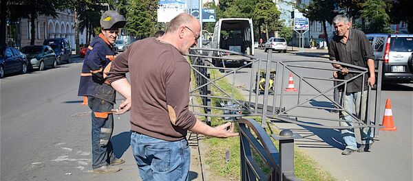 ბათუმში, ჭავჭავაძის ქუჩაზე, სადაც გუშინ გამართული აქცია GEO VERS ბათუმში, ჭავჭავაძის ქუჩაზე, სადაც გუშინ გამართული აქცია GEO VERS - Sputnik საქართველო