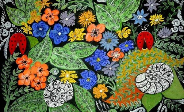 ლია მელიქიშვილის ნახატი ლია მელიქიშვილის ნახატი - Sputnik საქართველო