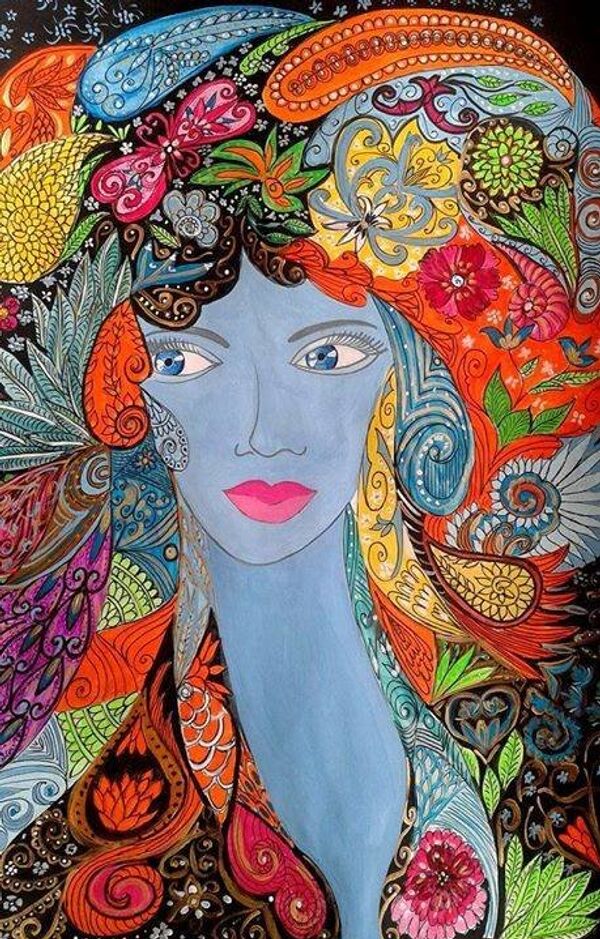 ლია მელიქიშვილის ნახატი ლია მელიქიშვილის ნახატი - Sputnik საქართველო