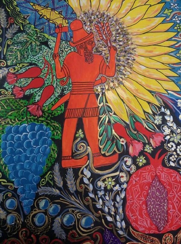 ლია მელიქიშვილის ნახატი ლია მელიქიშვილის ნახატი - Sputnik საქართველო