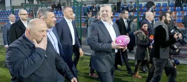 გიორგი კვირიკაშვილი რაგბის მოედანზე - Sputnik საქართველო