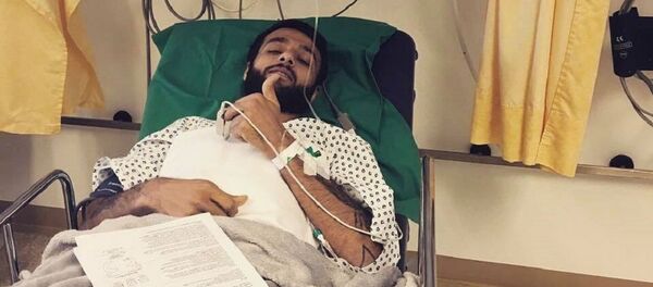 Футбол. Торнике Окриашвили после операции Футбол. Торнике Окриашвили после операции - Sputnik Грузия