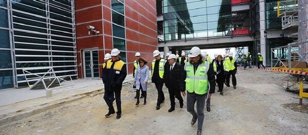 Строительство нового терминала в Тбилисском международном аэропорту - Sputnik Грузия