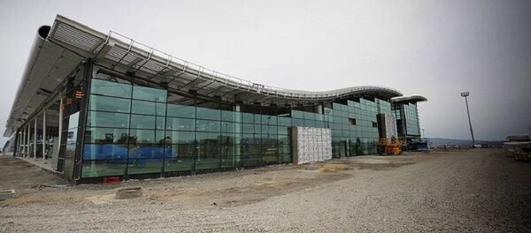 Строительство нового терминала в Тбилисском международном аэропорту - Sputnik Грузия