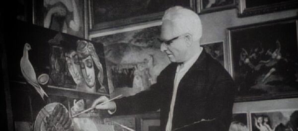 Знаменитый грузинский художник Ладо Гудиашвили Знаменитый грузинский художник Ладо Гудиашвили - Sputnik Грузия