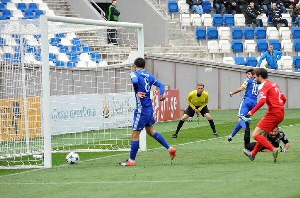 საფეხბურთო მატჩი თბილისის დინამო - დილა, ბაჩანა არაბულის გოლი - Sputnik საქართველო