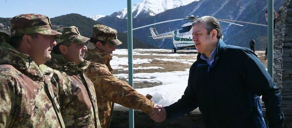 საქართველოს პრემიერი გიორგი კვირიკაშვილი სასაზღვრო სექტორს - ომალოს ეწვია საქართველოს პრემიერი გიორგი კვირიკაშვილი სასაზღვრო სექტორს - ომალოს ეწვია - Sputnik საქართველო