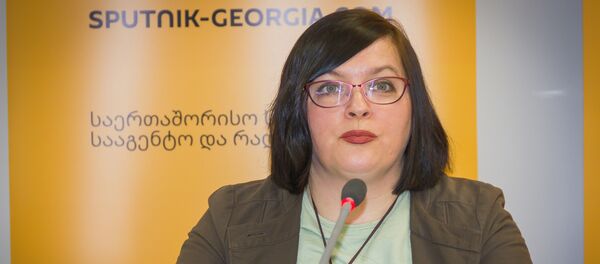 Режиссер театра Tilde Оксана Чадаева Режиссер театра Tilde Оксана Чадаева - Sputnik Грузия