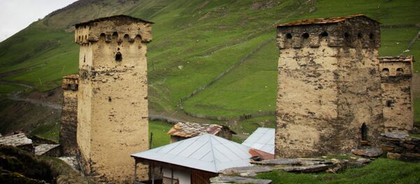 სვანური კოშკები უშგულში - Sputnik საქართველო