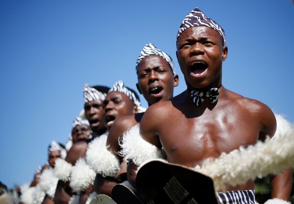 ყოველწლიური ტრადიციული საცეკვაო კონკურსის მონაწილეები დურბანში, სამხრეთ აფრიკა - Sputnik საქართველო