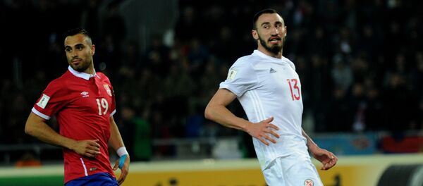 Матч между сборными Грузии и Сербии Матч между сборными Грузии и Сербии - Sputnik Грузия