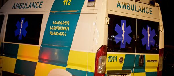 Бригада Скорой помощи службы 112 на выезде Бригада Скорой помощи службы 112 на выезде - Sputnik Грузия