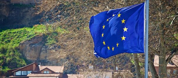 Флаг ЕС на одной из тбилисских улиц - Sputnik Грузия
