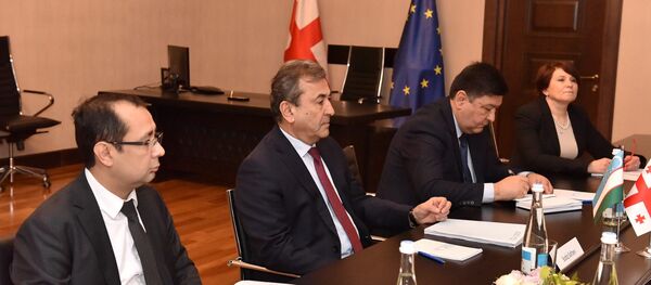 შეხვედრა უზბეკეთის დელეგაციასთან პარლამენტში შეხვედრა უზბეკეთის დელეგაციასთან პარლამენტში - Sputnik საქართველო