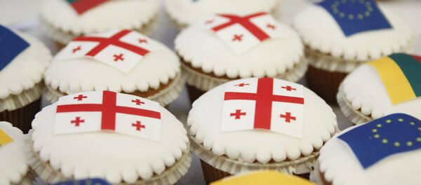 Кексики с флагами ЕС, Литвы и Грузии - Sputnik Грузия