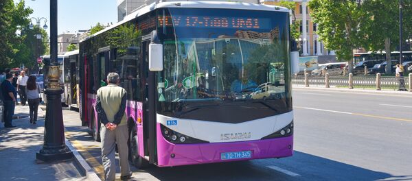 Автобус в Баку. Архивное фото - Sputnik Грузия