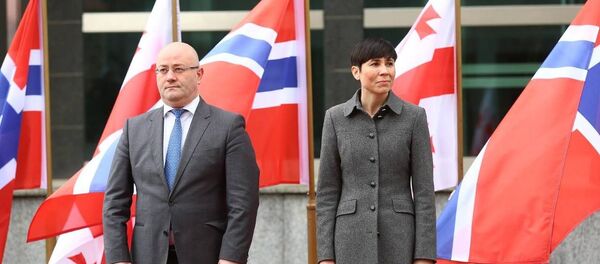 Леван Изория и Ине Эриксен Серейде - Sputnik Грузия