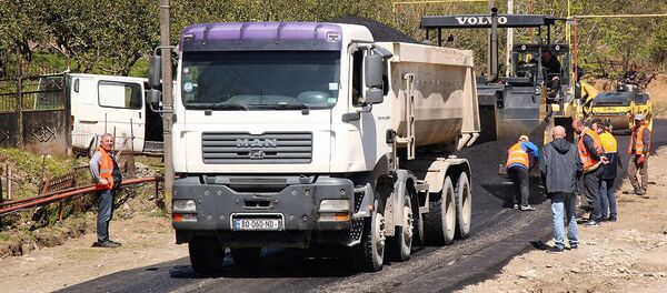 გზის რემონტი - Sputnik საქართველო