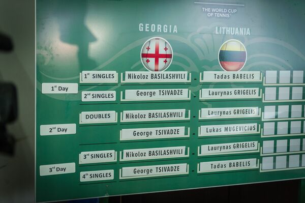 Жеребьевка Кубка Дэвиса - Sputnik Грузия