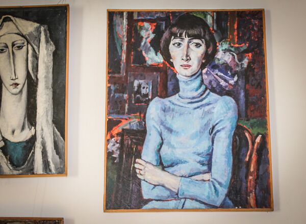 Картина Льва Баяхчева Женский портрет - Sputnik Грузия