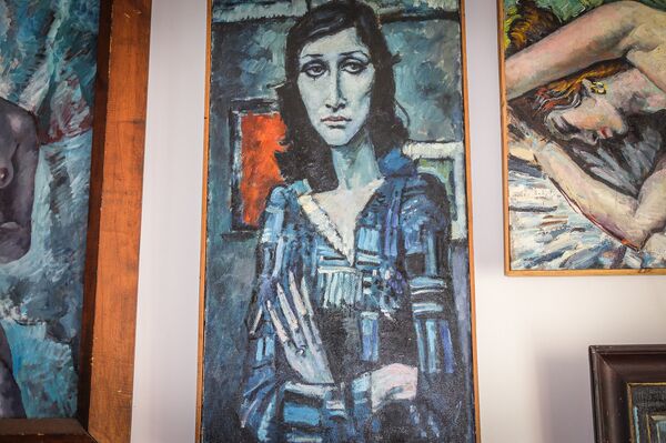 Картина Льва Баяхчева Женский портрет - Sputnik Грузия