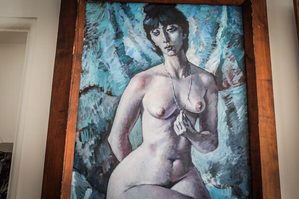 Картина Льва Баяхчева Обнаженная женщина - Sputnik Грузия