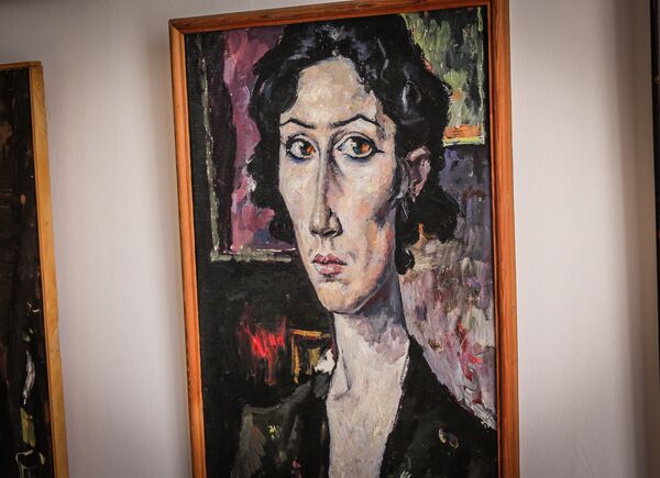 Картина Льва Баяхчева Женский портрет - Sputnik Грузия