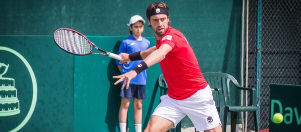 Грузинский теннисист Николоз Басилашвили - Sputnik Грузия