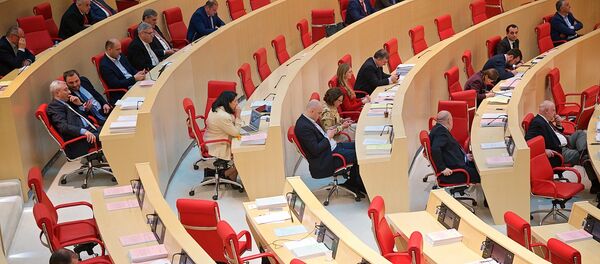 პარლამენტის სხდომათა დარბაზი პარლამენტის სხდომათა დარბაზი - Sputnik საქართველო