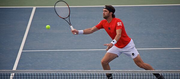 Грузинский теннисист Николоз Басилашвили - Sputnik Грузия