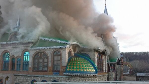 Пожар в Храме всех религий в Казани - Sputnik Грузия