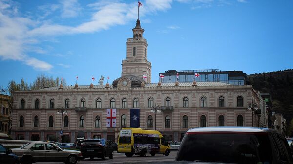 Здание городского совета - Сакребуло Тбилиси - Sputnik Грузия