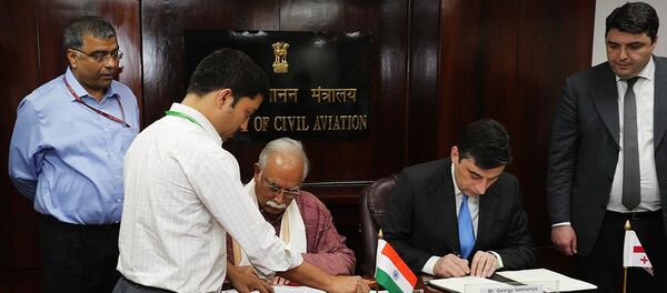 Георгий Гахария и Ашок Гаджапати - Sputnik Грузия