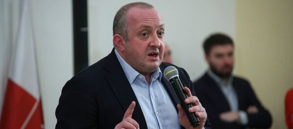 საქართველოს პრეზიდენტი გიორგი მარგველაშვილი პრეზიდენტთან შეხვედრაზე საქართველოს პრეზიდენტი გიორგი მარგველაშვილი პრეზიდენტთან შეხვედრაზე - Sputnik საქართველო