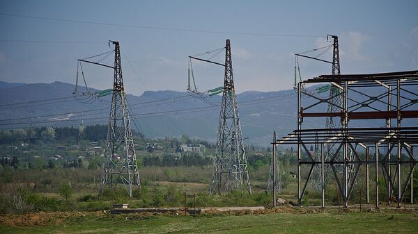 Высоковольные линии электропередач в Западной Грузии - Sputnik Грузия