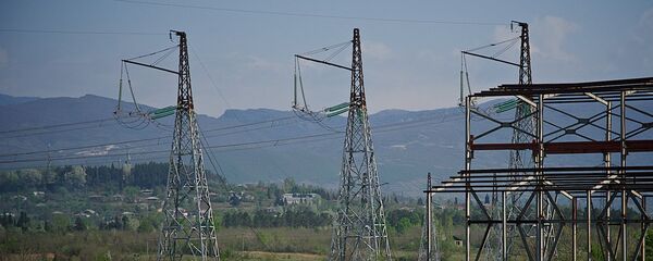 Высоковольные линии электропередач в Западной Грузии - Sputnik Грузия