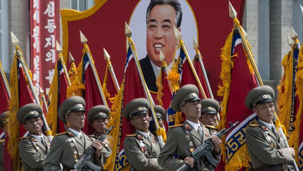 სამხედრო აღლუმი ჩრდილოეთ კორეაში - Sputnik საქართველო