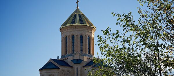 Кафедральный собор Святой Троицы Самеба - Sputnik Грузия