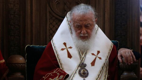 Католикос-Патриарх Всея Грузии Илия Второй поздравляет верующих с Праздником Святой Пасхи - Sputnik Грузия