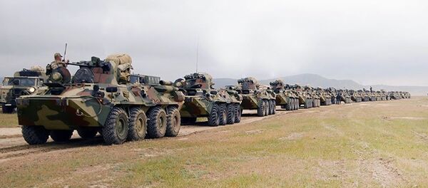 Военные учения в Азербайджане - Sputnik Грузия