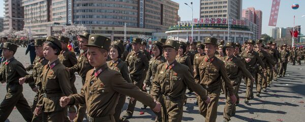 Церемония открытия нового жилого комплекса на улице Рёмён в Пхеньяне - Sputnik Грузия