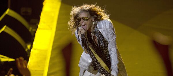 Вокалист Аэросмит Стивен Тайлер на концерте в Монтевидео - Sputnik Грузия