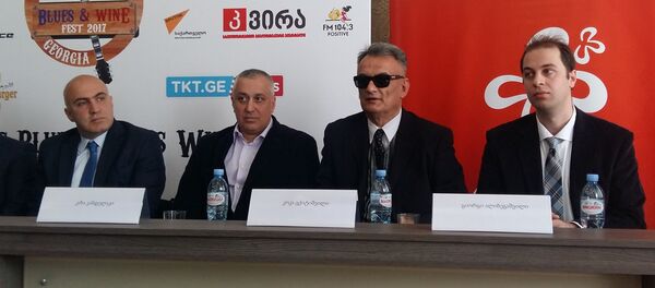 Пресс-конференция организаторов фестиваля Blues and Wine Fest - Sputnik Грузия