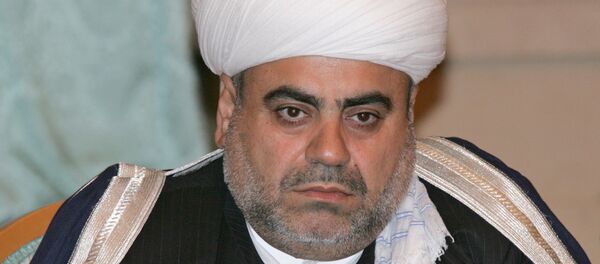 კავკასიის მუსლიმთა სამმართველოს თავმჯდომარე შეიხ-ულ-ისლამ ალახშუქურ ფაშაზადე კავკასიის მუსლიმთა სამმართველოს თავმჯდომარე შეიხ-ულ-ისლამ ალახშუქურ ფაშაზადე - Sputnik საქართველო