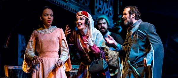 სცენა სპექტაკლიდან „ხანუმა სცენა სპექტაკლიდან „ხანუმა - Sputnik საქართველო