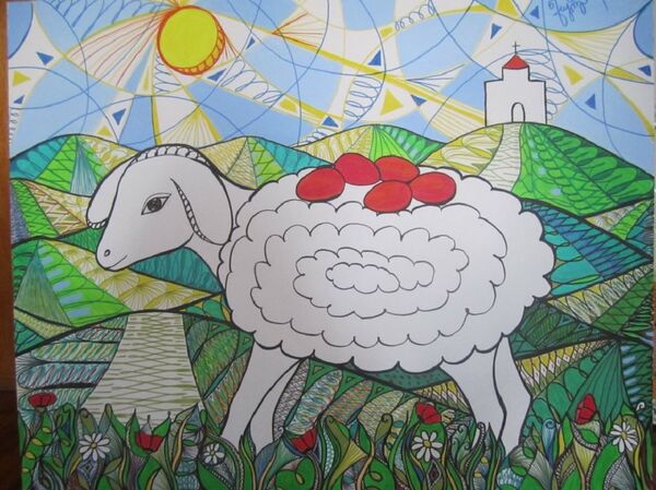 ნინო ქურდაძის ნახატი - Sputnik Грузия