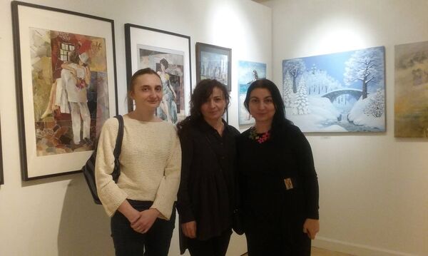 ნინო ქურდაძე გამოფენაზე - Sputnik Грузия