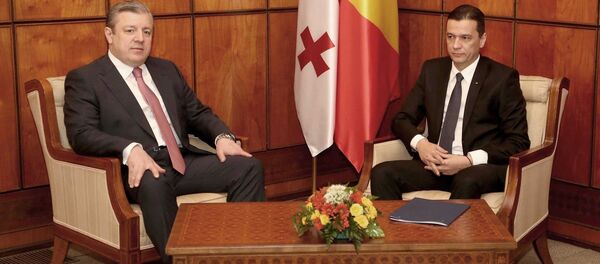 Георгий Квирикашвили и Сорин Гриндяну - Sputnik Грузия