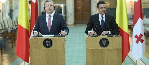 Георгий Квирикашвили и Сорин Гриндяну - Sputnik Грузия